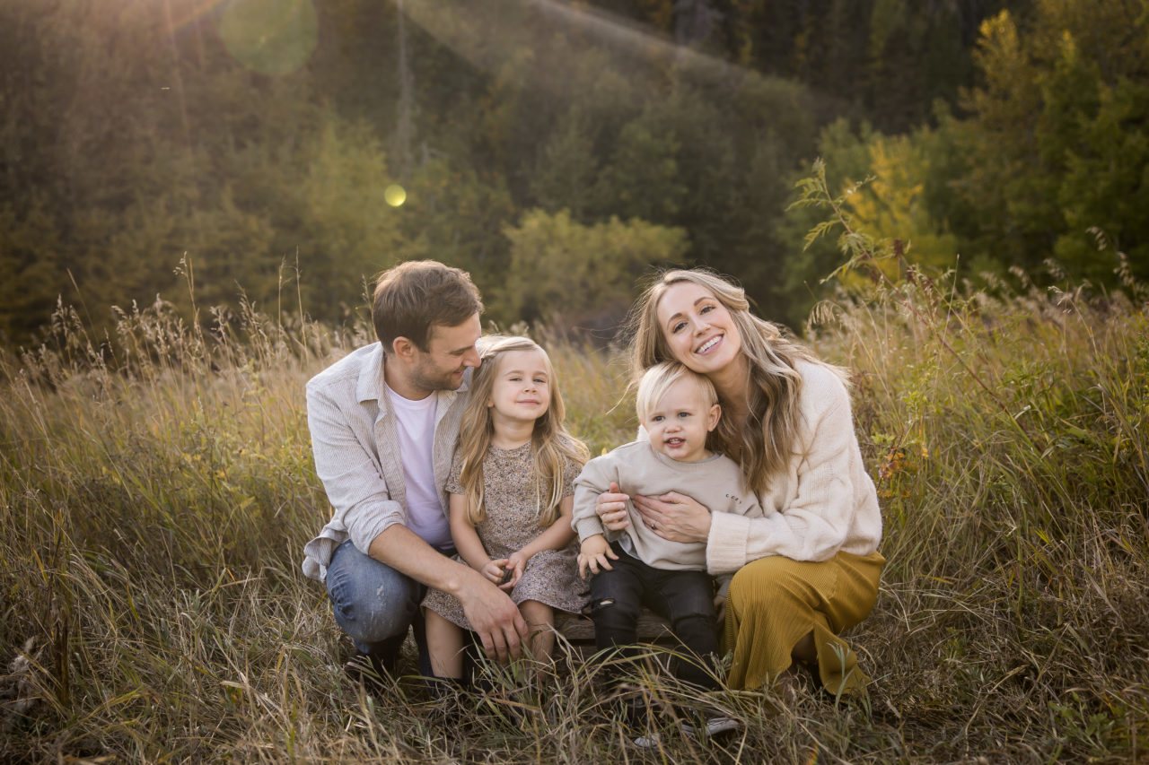 Outdoor fall family photos by Paper Bunny Studios