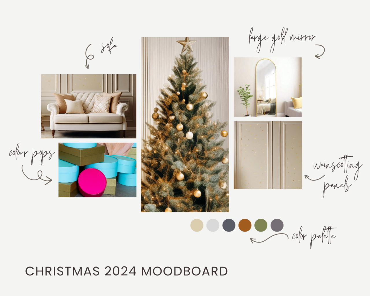 Christmas 2024 moodboard