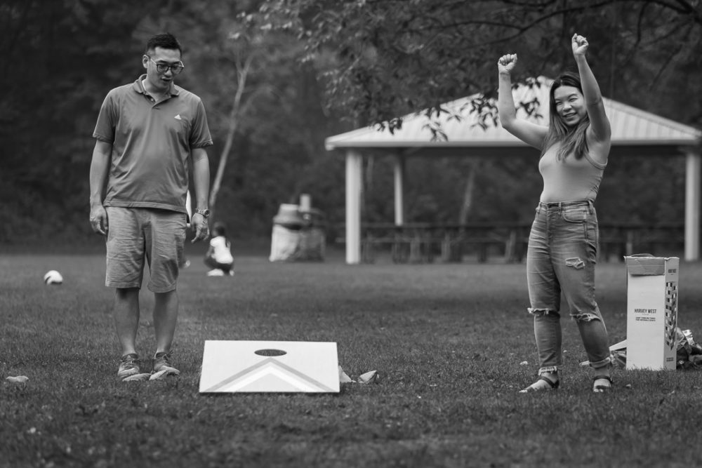 Documentary family reunion photography victorious bean bag winner by Paper Bunny Studios Edmonton